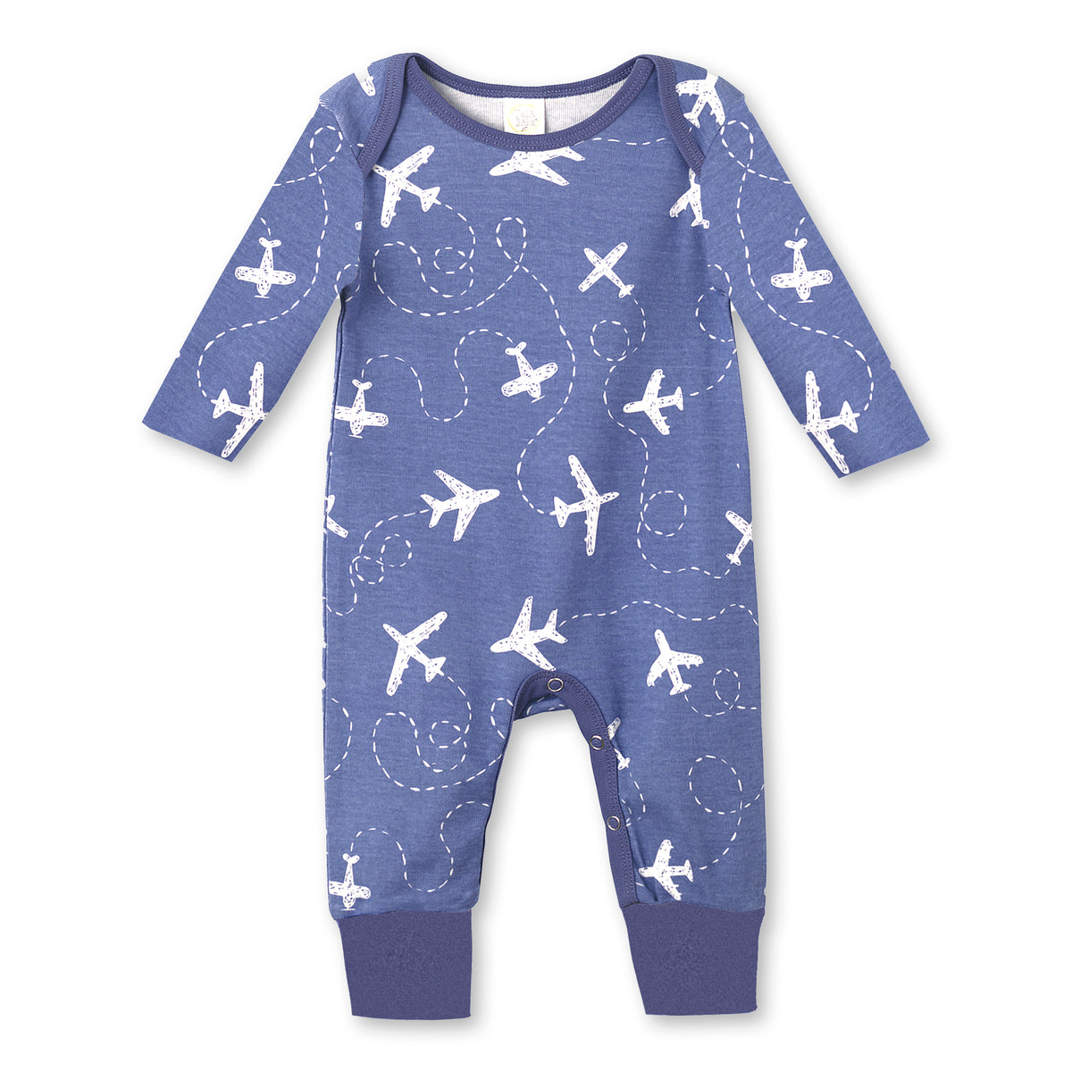 Baby Boy Airplane Romper – Cotton One-Piece - Traveler Gift