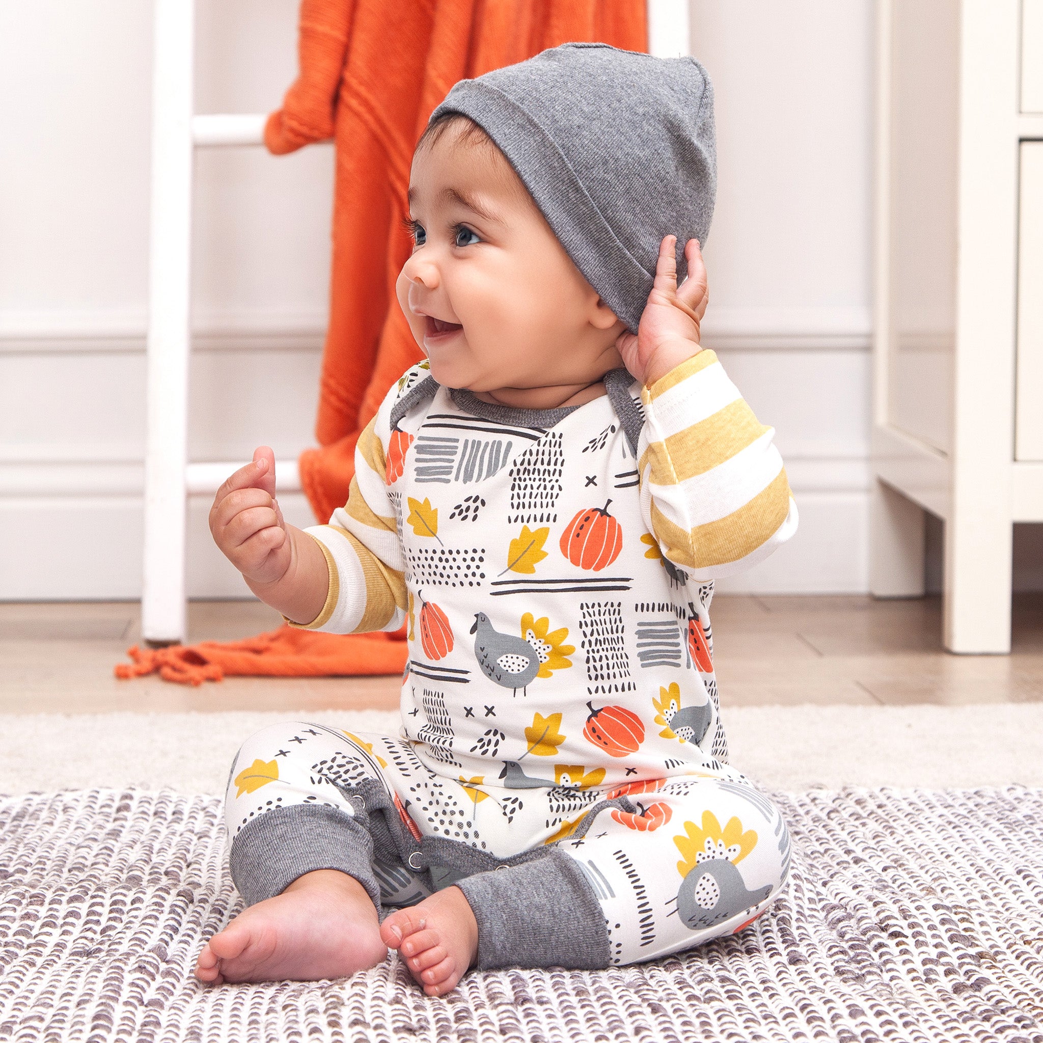 Thanksgiving Bamboo Romper – Tesa Babe