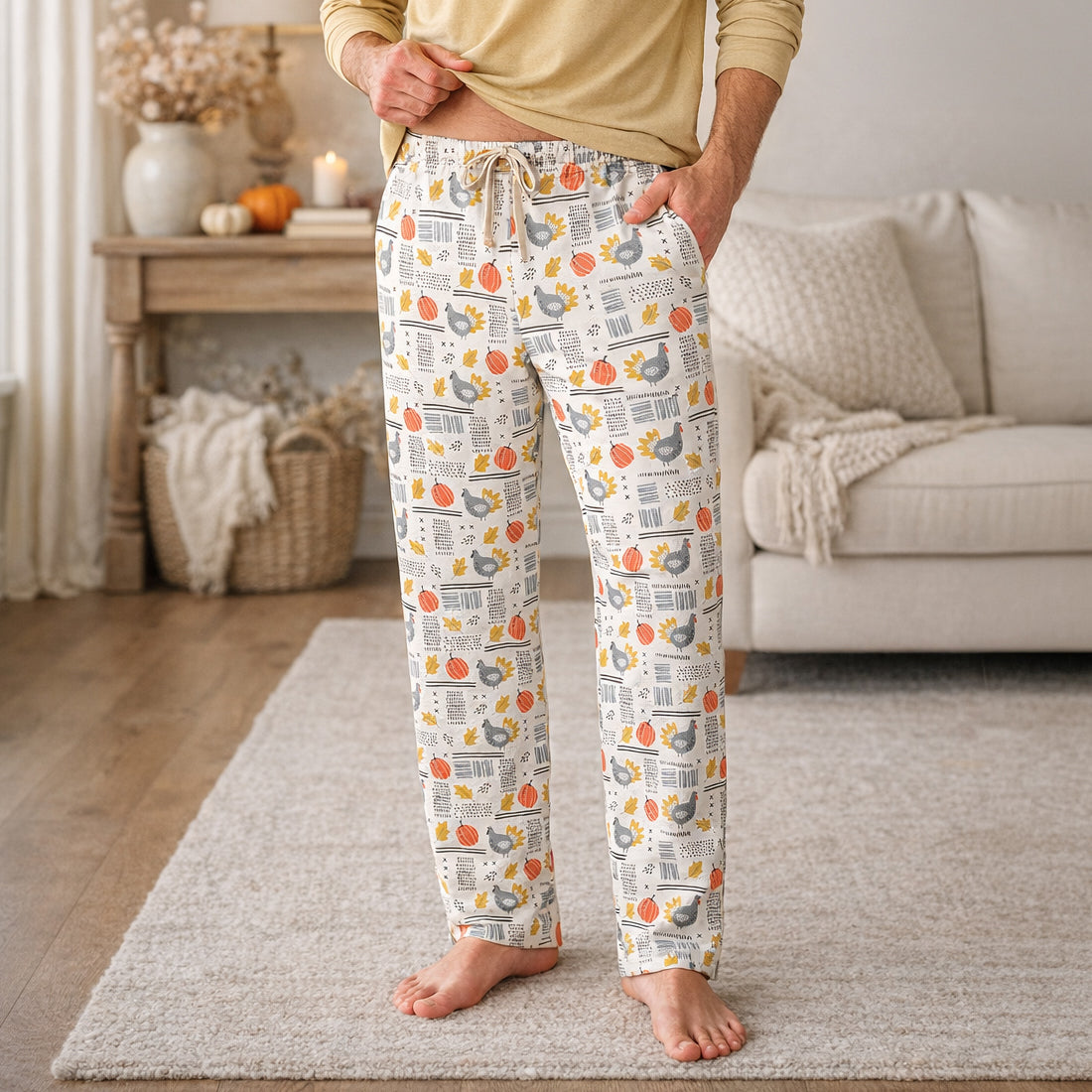 Thanksgiving Bamboo Adult Pajama Pants – Tesa Babe