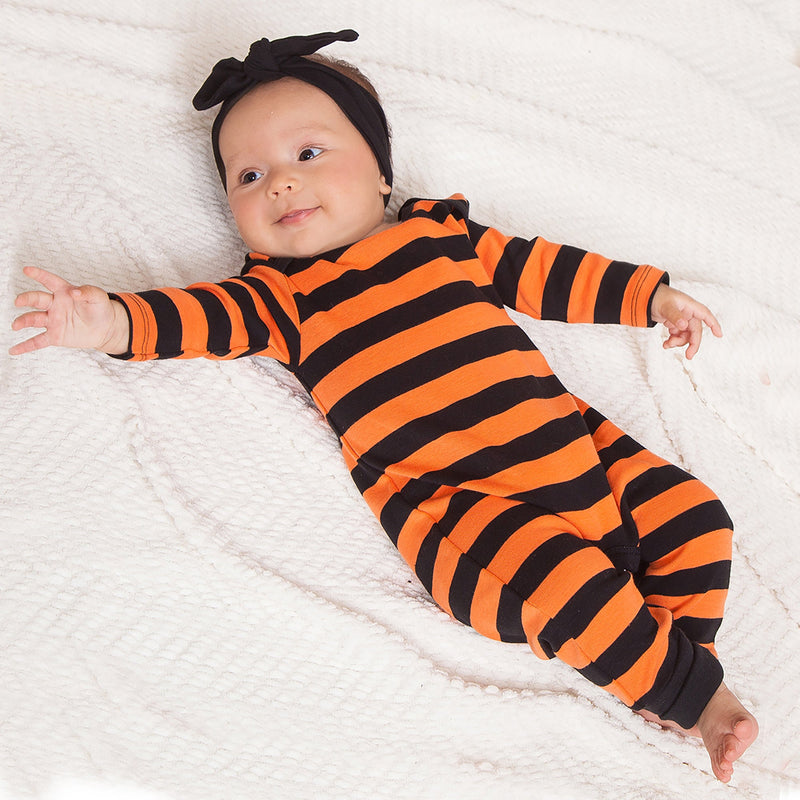 Tesa Babe baby unisex clothes Striped Halloween Romper