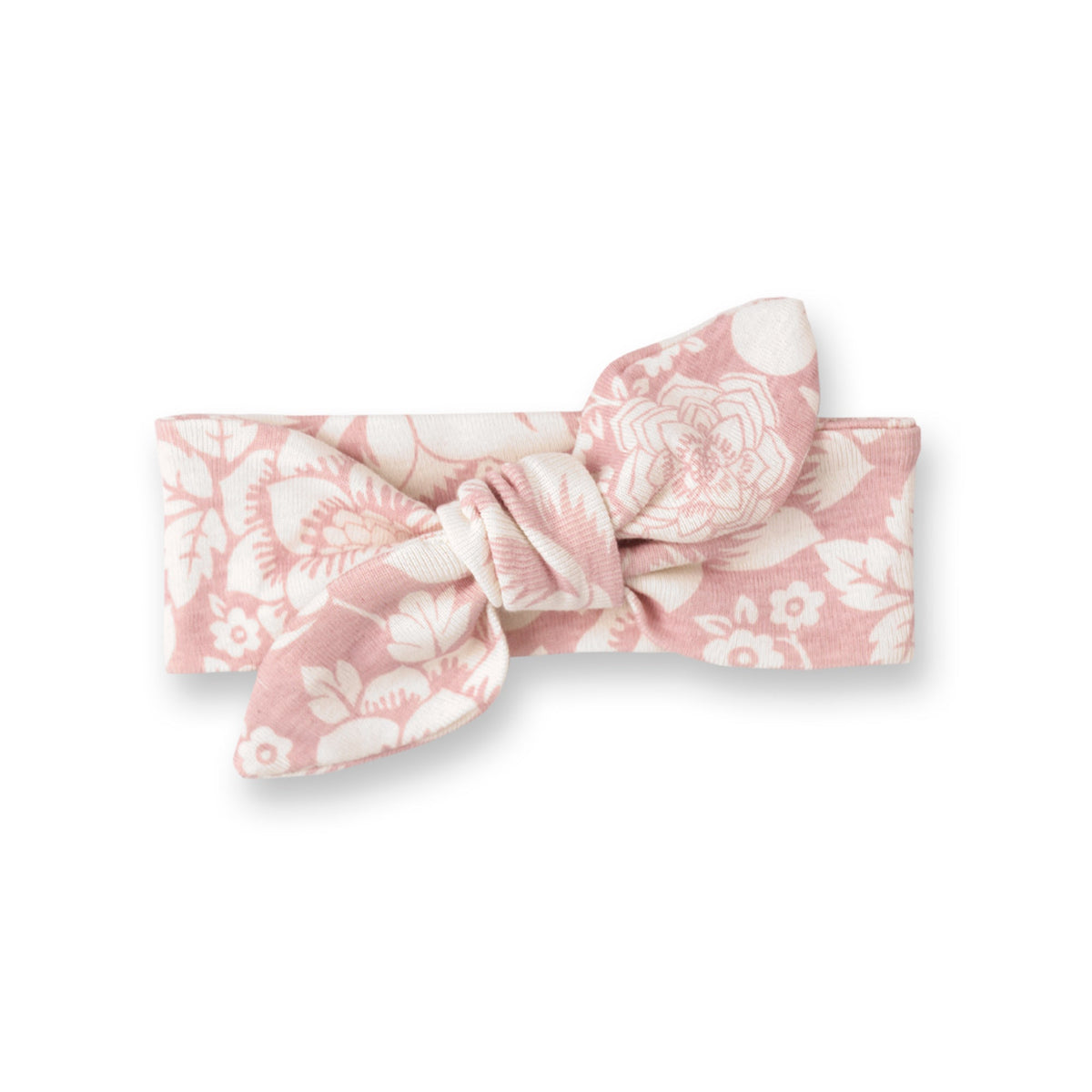 Tesa Babe Base Product 1S Headband Tie W/Bow - Vintage Rose Bamboo