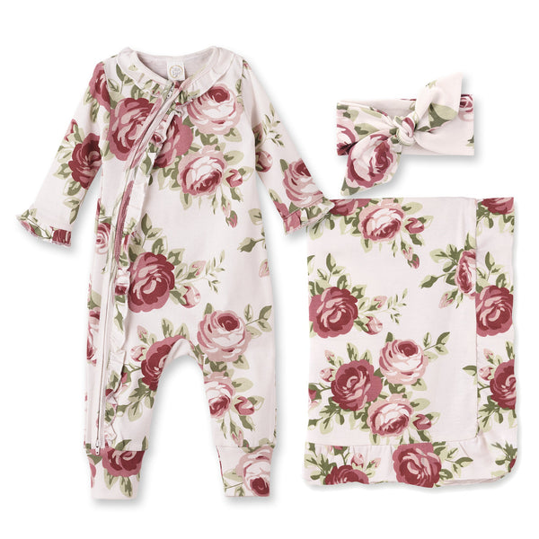 Tesa Babe Sale Offering 3-Pc Gift Set Cabbage Rose - xx