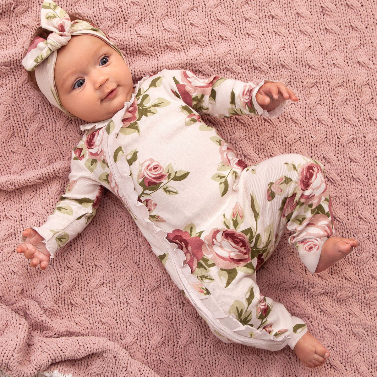 Tesa Babe Sale Offering 3-Pc Gift Set Cabbage Rose - xx