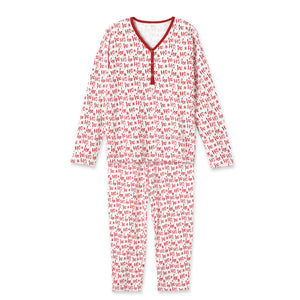 Tesa Babe Women's Loungewear Sleep Set / XS Ho-Ho-Ho Bamboo Women's Pajama Set