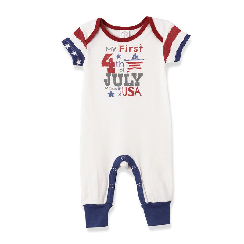 Romper Infant 4th Of July Outfit Boy My 1st 4th July Romper – Tesa