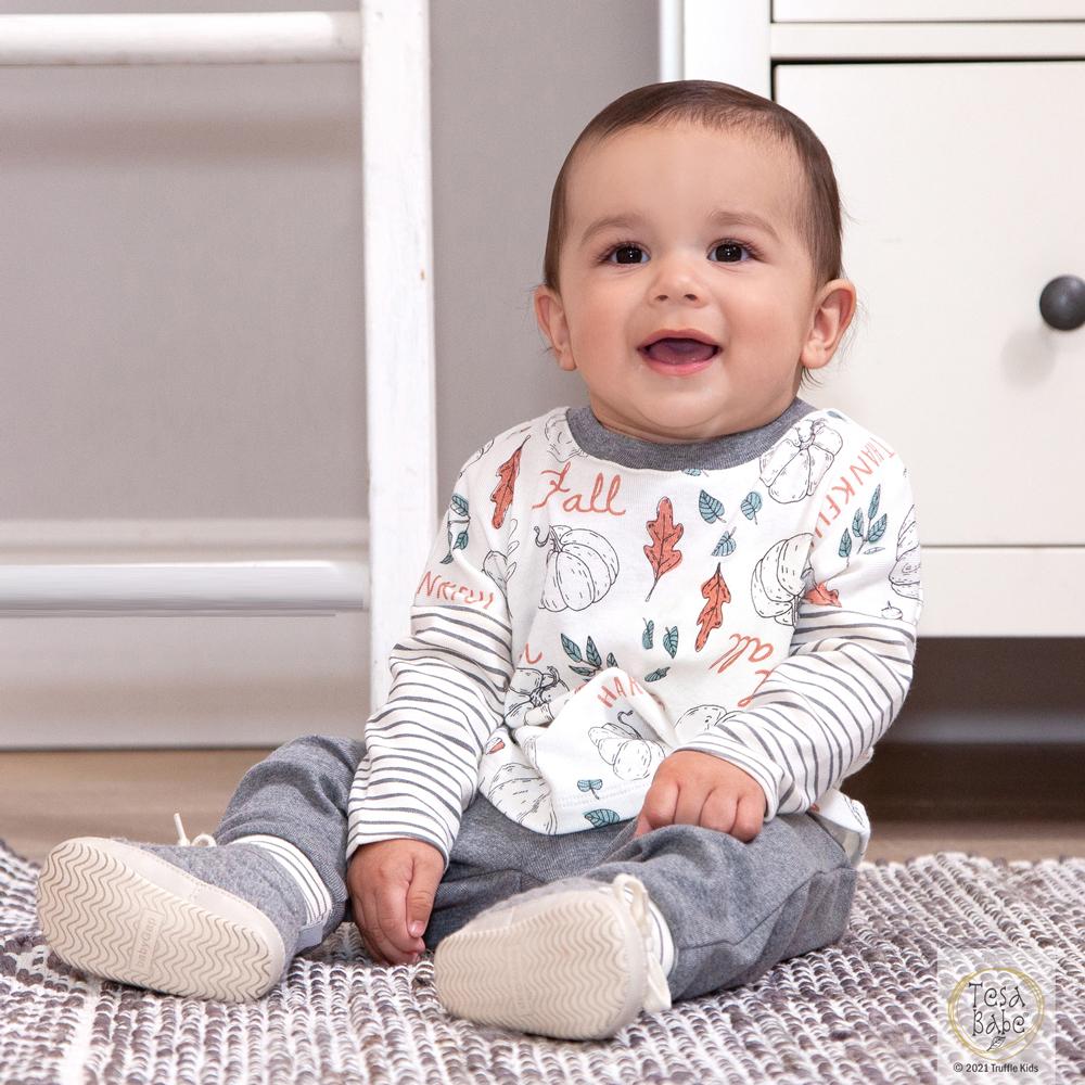 Tesa Babe Baby Boy Clothes Top & Pants / 3-6 Months Thankful Top & Pants