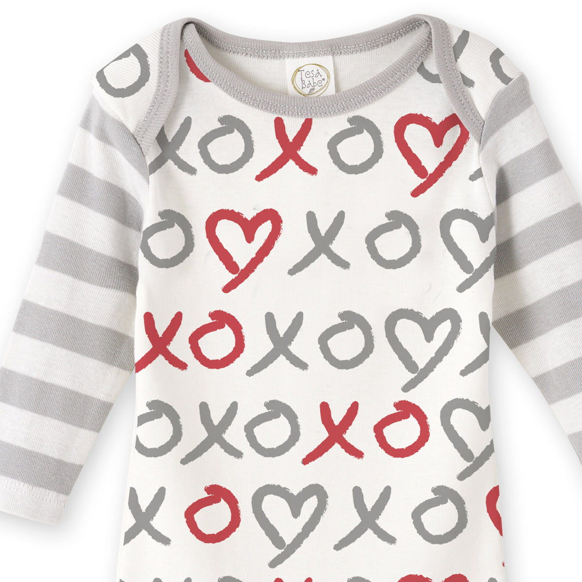 Tesa Babe Baby Boy Clothes X's and O's Bodysuit & Hat Set