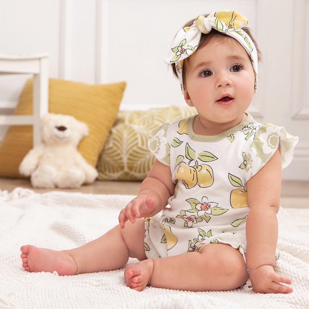 Tesa Babe Baby Girl Clothes Apple Blossoms Baby Girl Bubble Romper