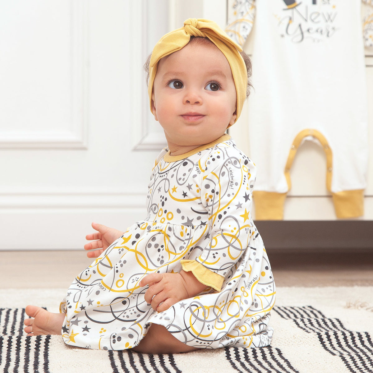 Tesa Babe Baby Girl Clothes Celebrate New Year Dress