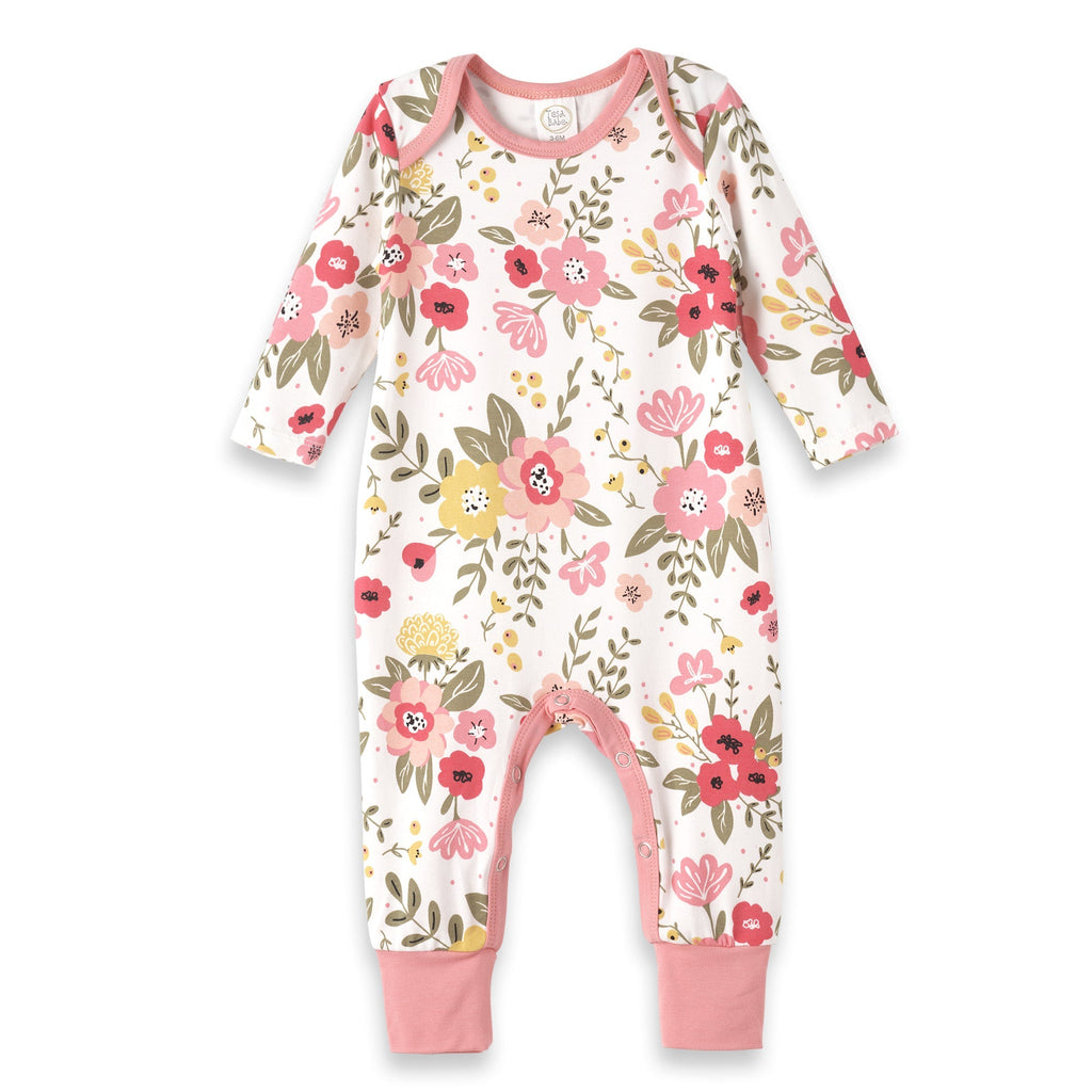 Tesa Babe Baby Girl Clothes Floral Garden Romper