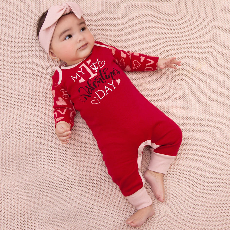 My 1st Valentine's Day Romper – Tesa Babe