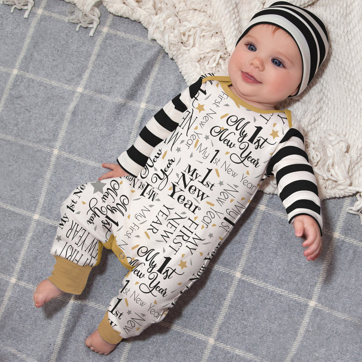 Tesa Babe Baby Unisex Clothes My 1st New Year Romper