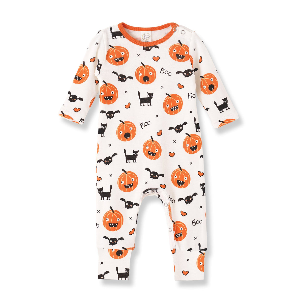 Tesa Babe Baby Unisex Clothes Romper / Newborn Playful Pumpkins Crew Neck Bamboo Romper