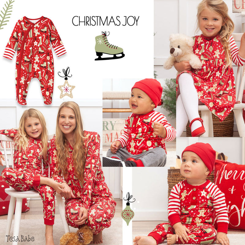 Tesa Babe Childrens Pajamas Christmas Joy Kid's Pajama Set