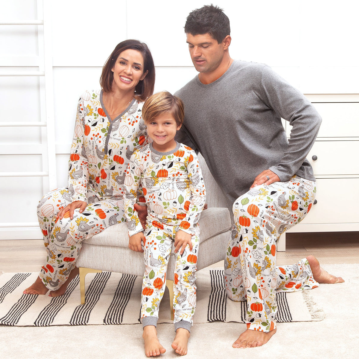 Tesa Babe Men's Loungewear Thanksgiving Turkey Men's Loungewear Bottom
