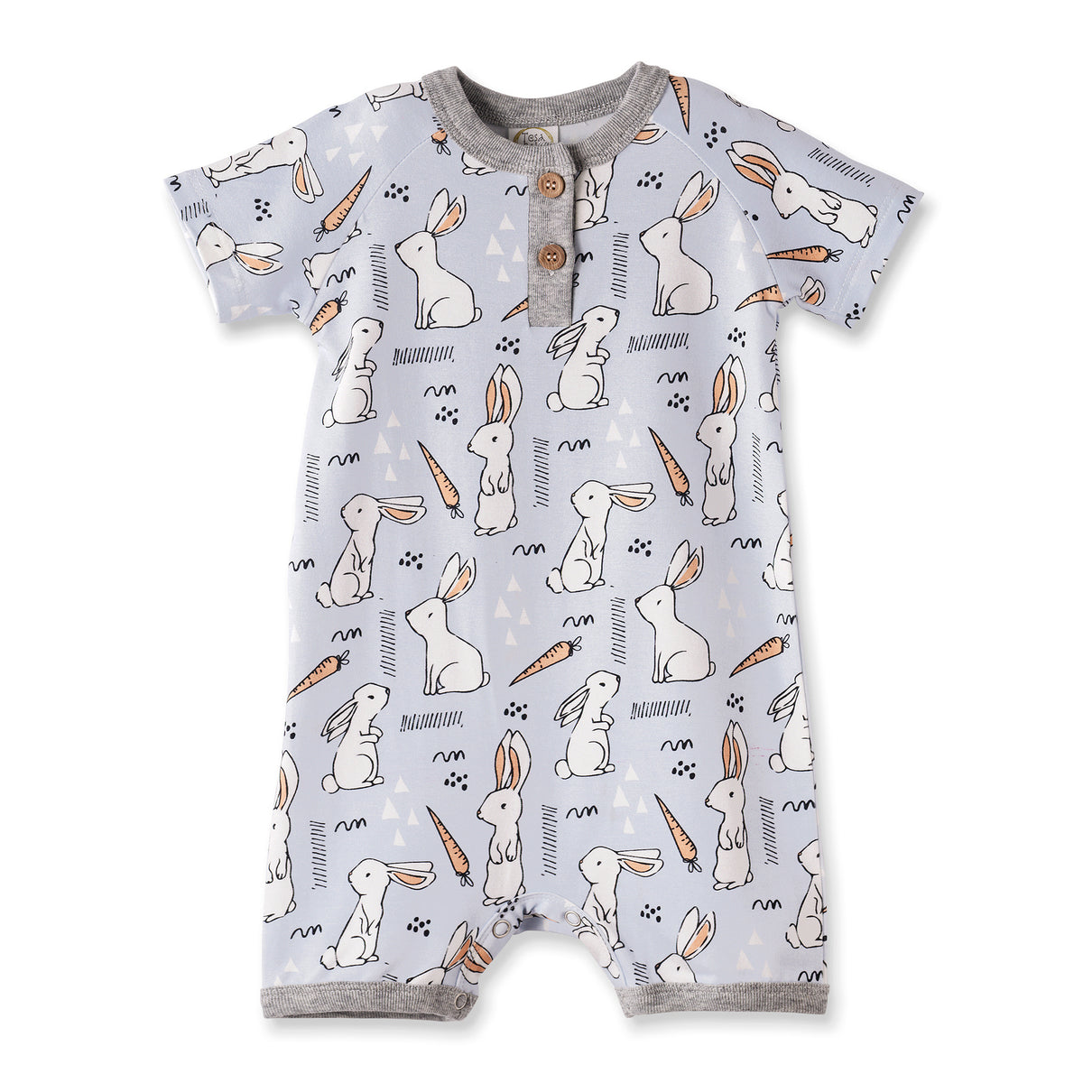 Cottontail Crew Bamboo Easter Shorty Romper for Baby Boys