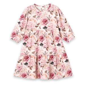 Girls' Bamboo Floral Dress – Soft, Stylish & Eco-Friendly