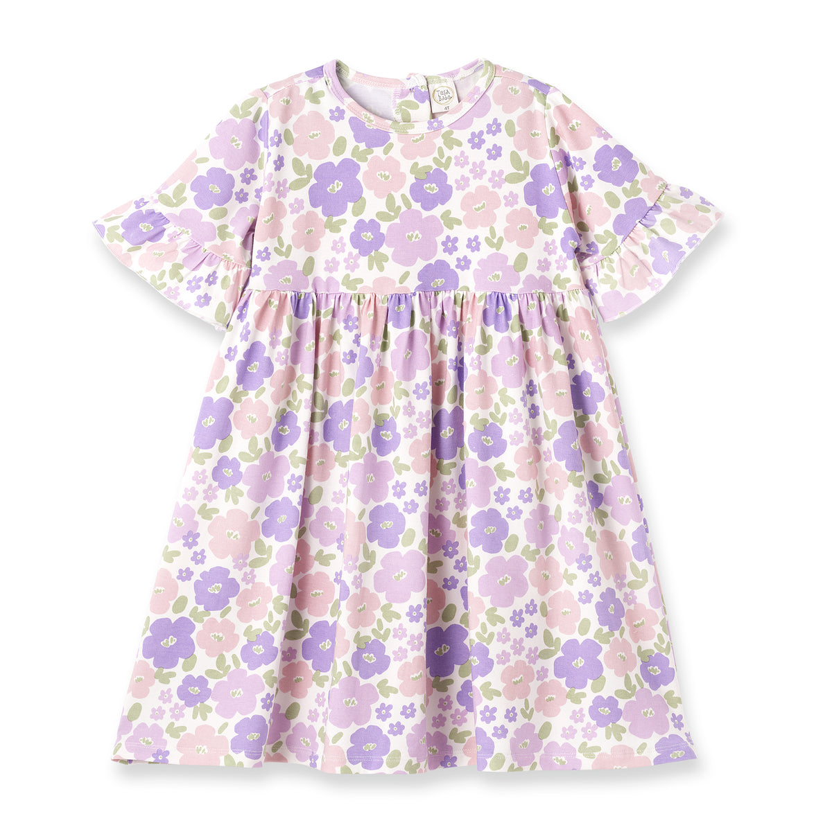 Flower Frolic Girl's Bamboo Dress