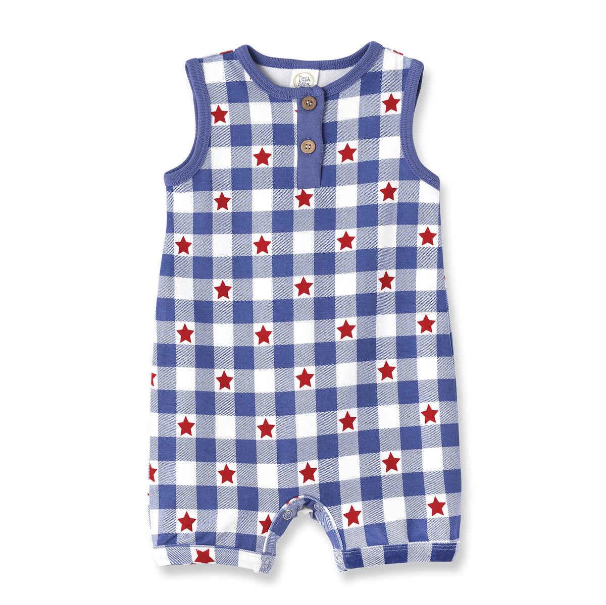 Americana Bamboo Shortie Romper