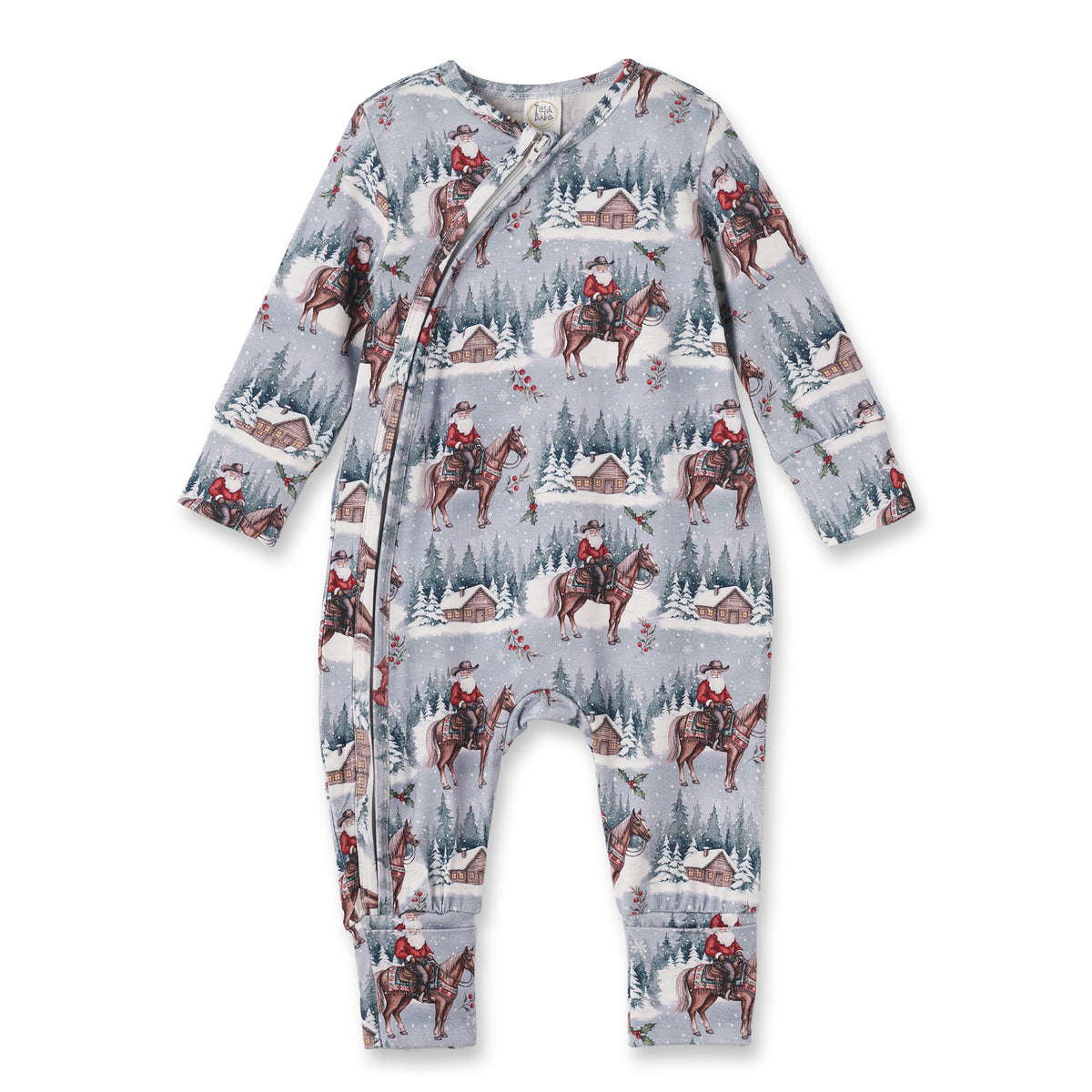Cowboy Christmas Family Matching Soft Bamboo Pajamas