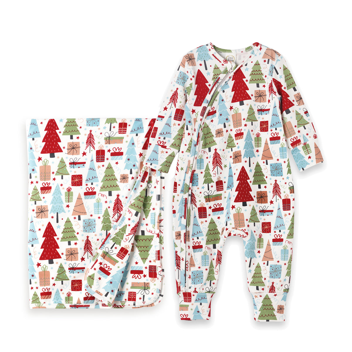 Merry Magic Bamboo Romper & Blanket Set