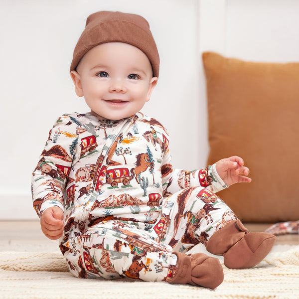 Baby Boy Western Romper 3 Piece Gift Set