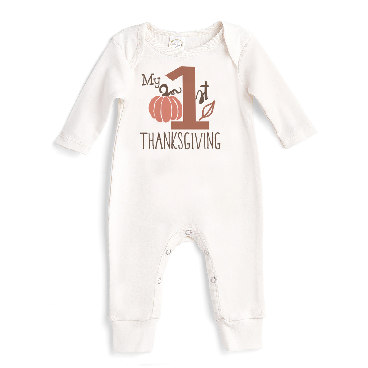 Baby's "My 1st Thanksgiving" Cotton Romper
