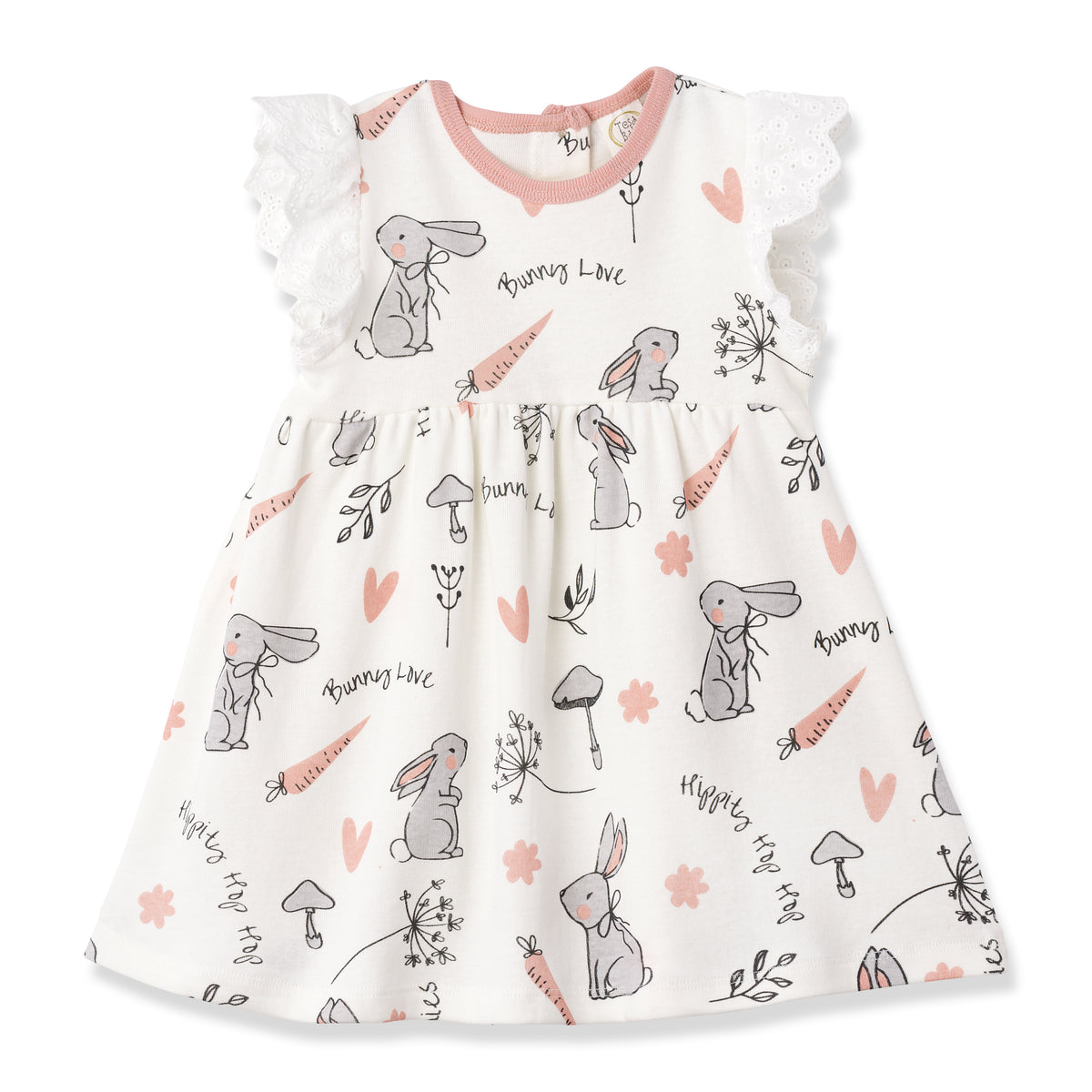 Bunny Love Cotton Easter Dress 6-12M