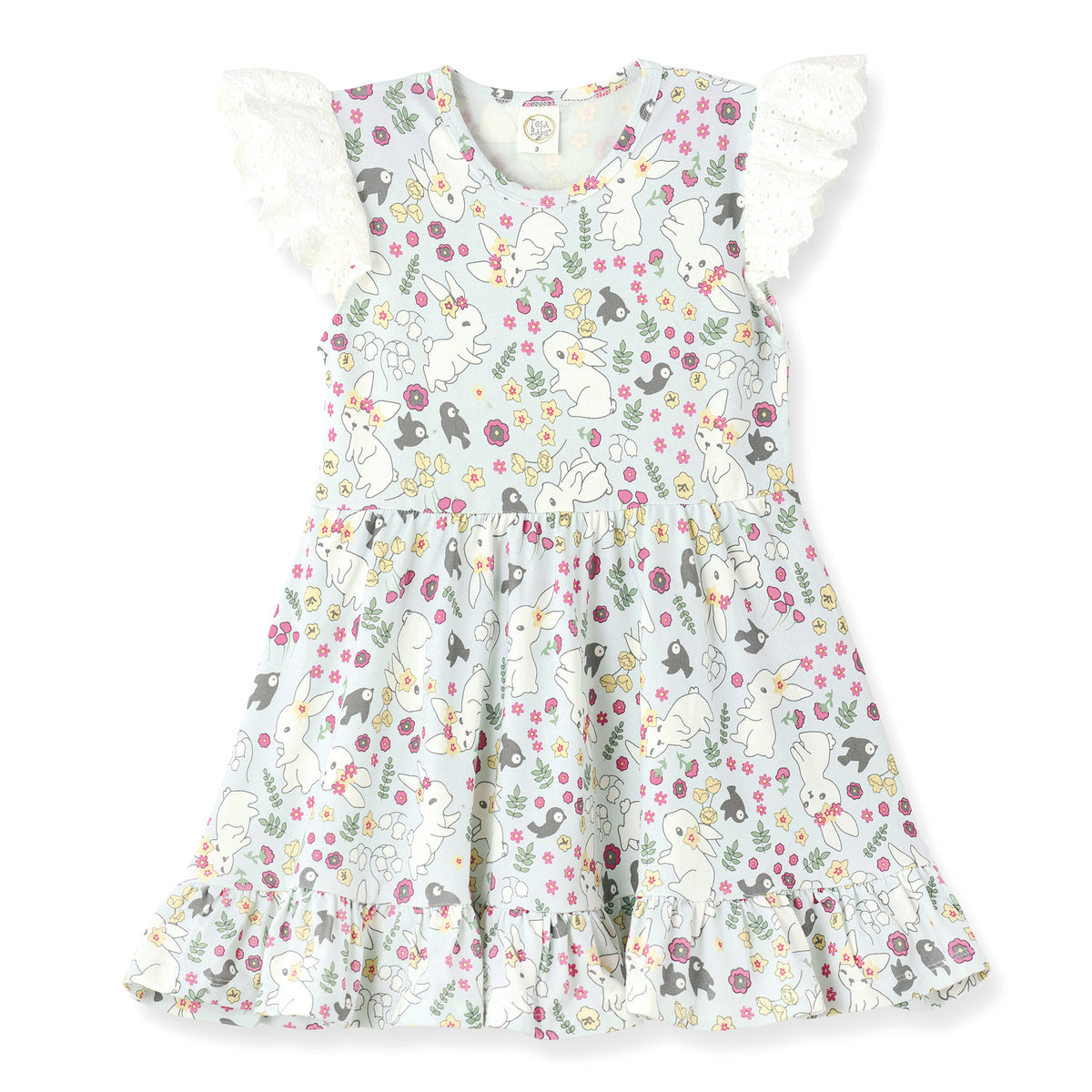 Girl's Cottontail Garden Bamboo Easter Dress