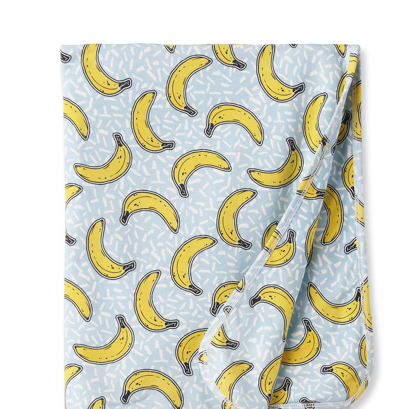 Banana Split Bamboo Stroller Blanket for Babies
