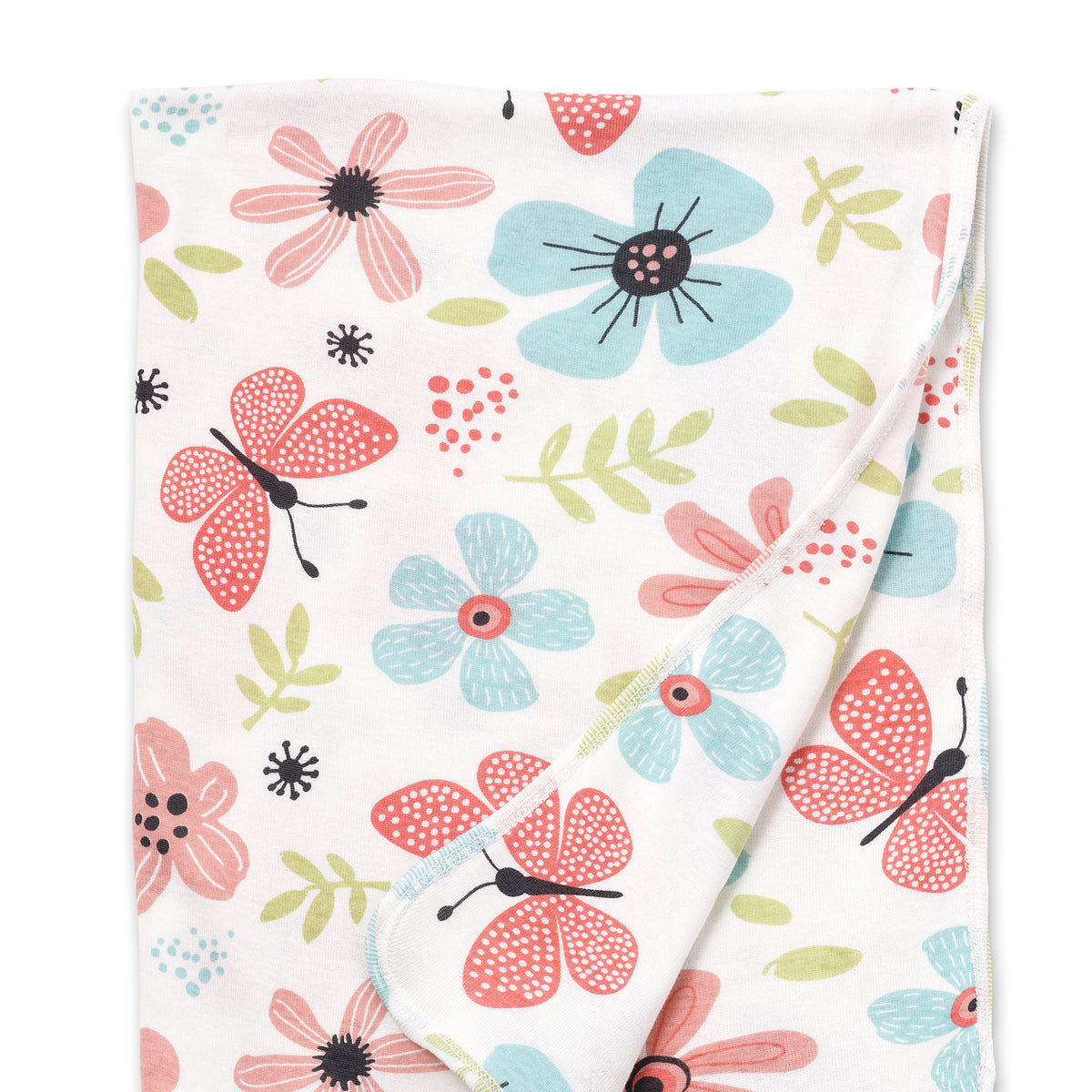 Butterflies & Blooms Stroller Blanket