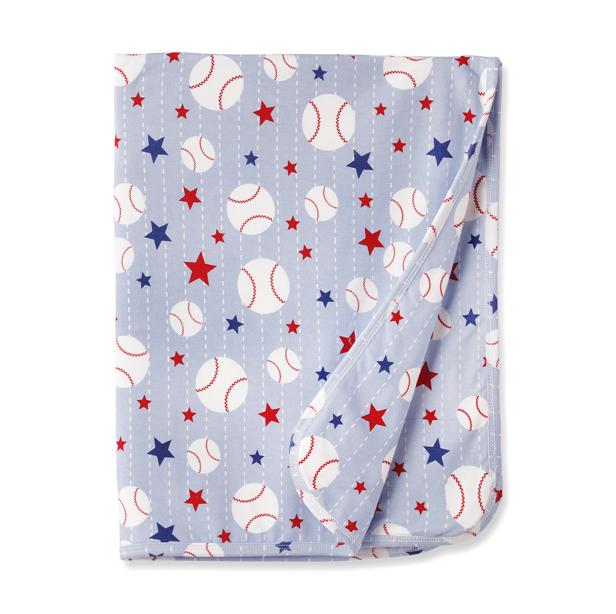 Grand Slam Baseball Bamboo Stroller Blanket for Baby