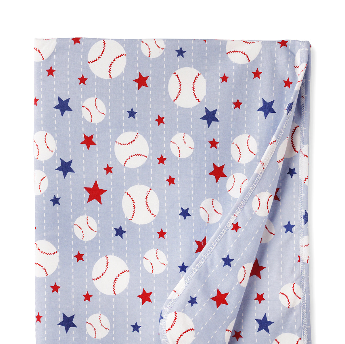 Grand Slam Baseball Bamboo Stroller Blanket for Baby