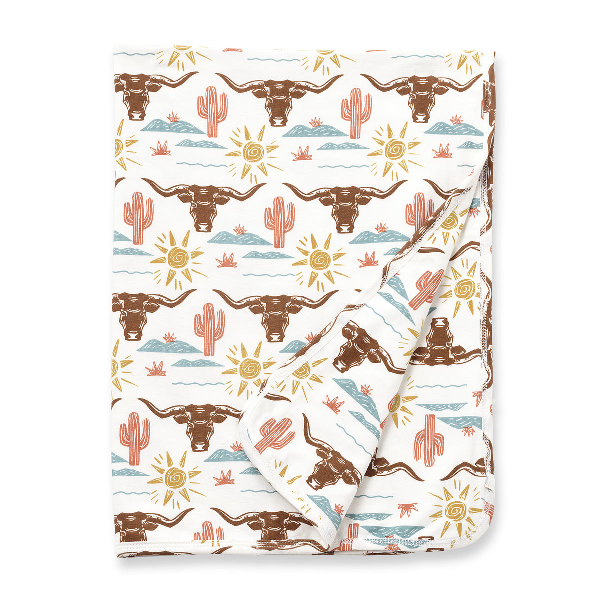 Happy Trails Bamboo Stroller Blanket