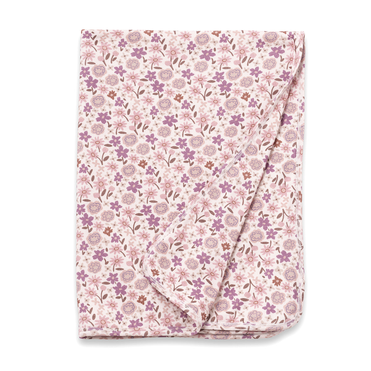 Baby Stroller Blanket – Bamboo Floral Soft & Cozy Wrap