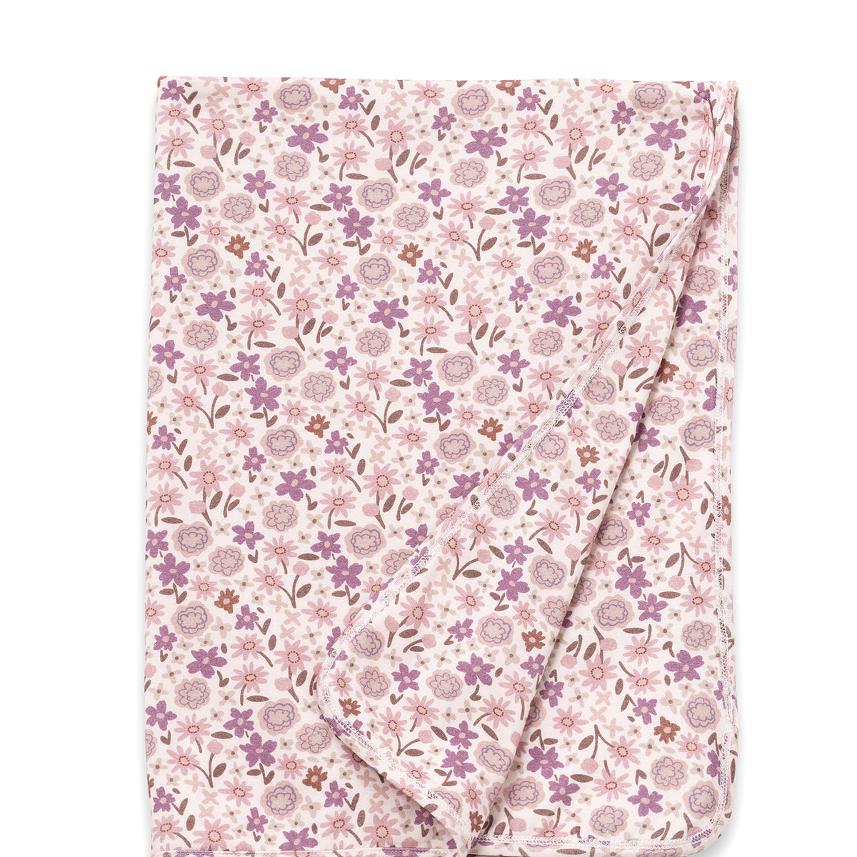 Baby Stroller Blanket – Bamboo Floral Soft & Cozy Wrap