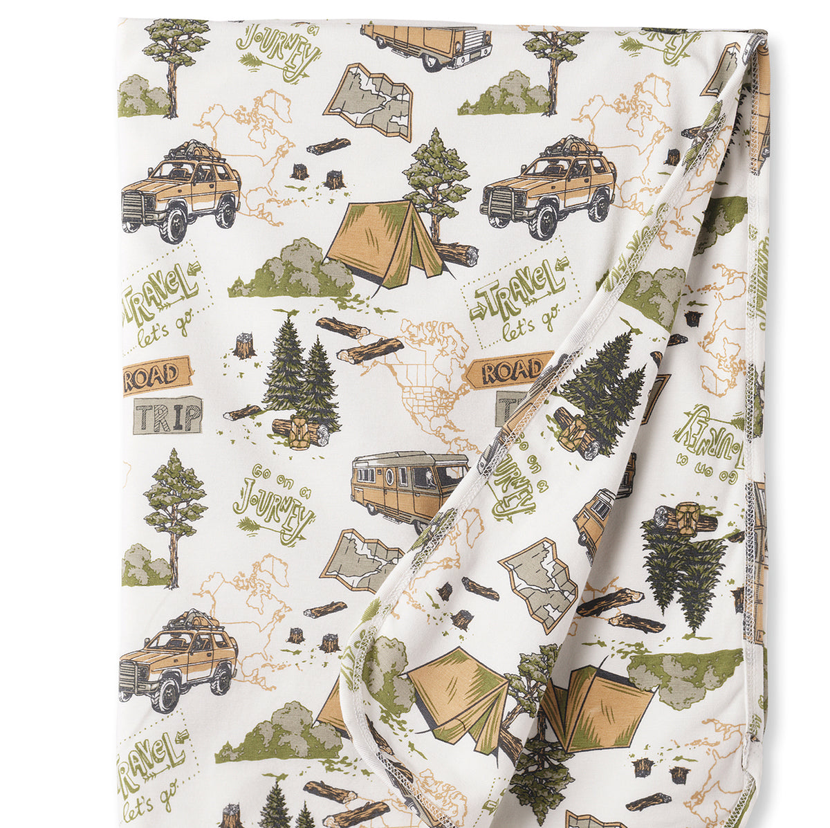 Trailblazer Soft Bamboo Stroller Blanket for Baby Boys