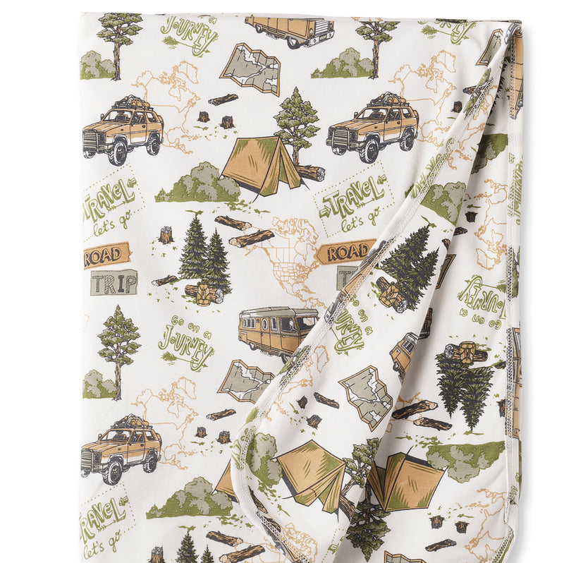 Trailblazer Soft Bamboo Stroller Blanket for Baby Boys