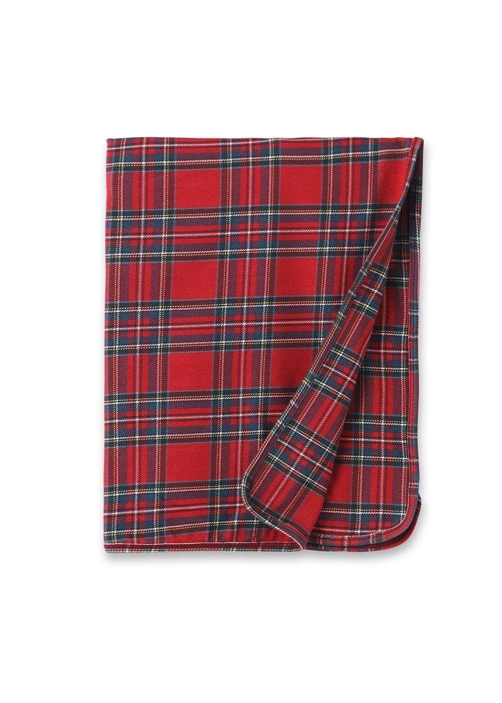 Christmas Tartan Plaid Stroller Blanket