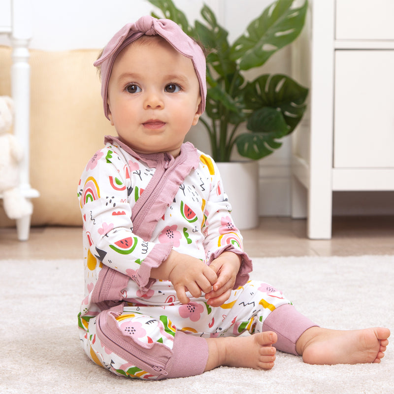 Sweet Sunshine Zippered Romper