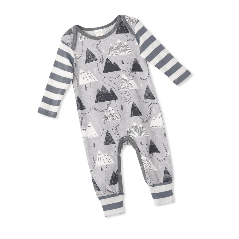 Adventure Long Sleeve Cotton Romper