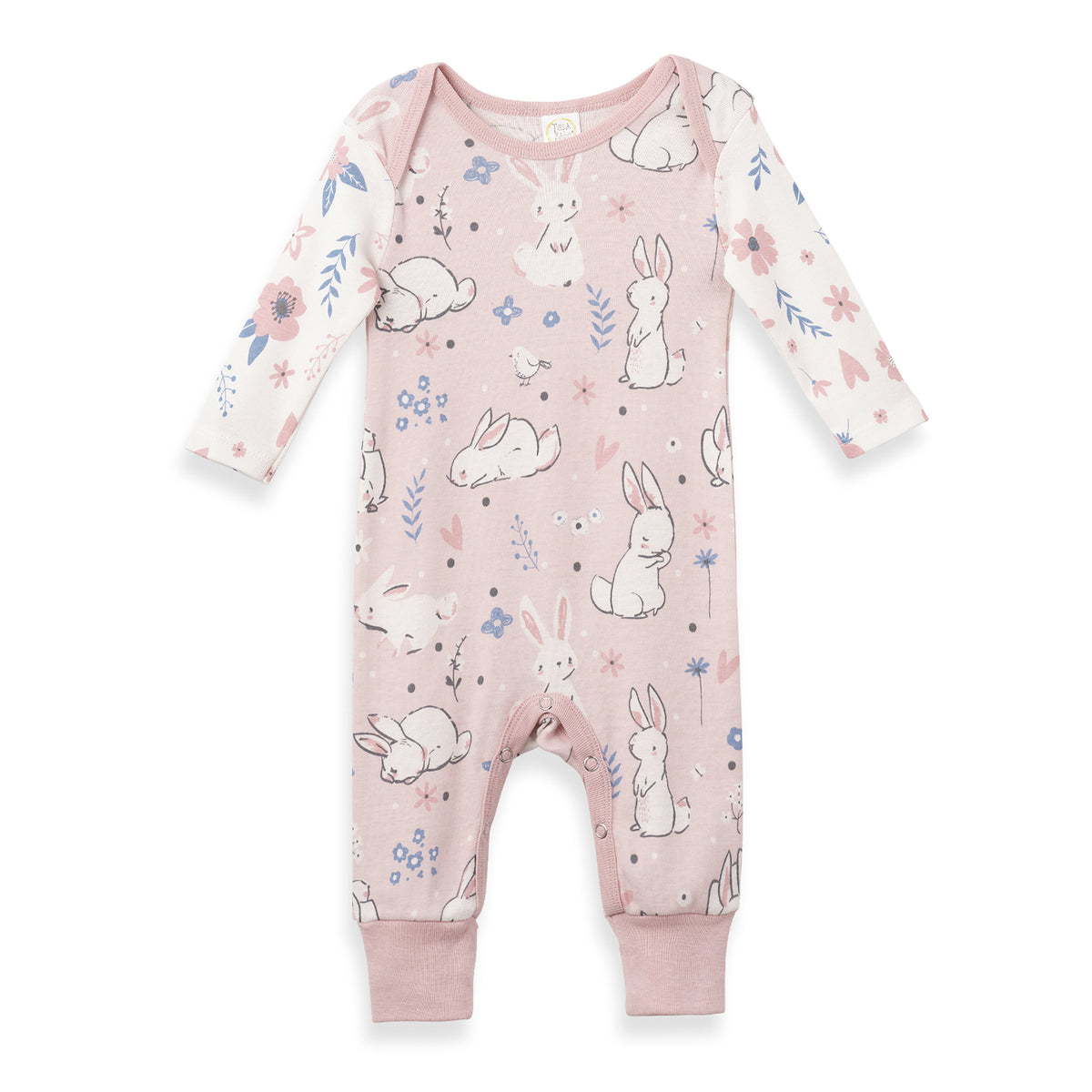 Blush Bunny Cotton Easter Romper