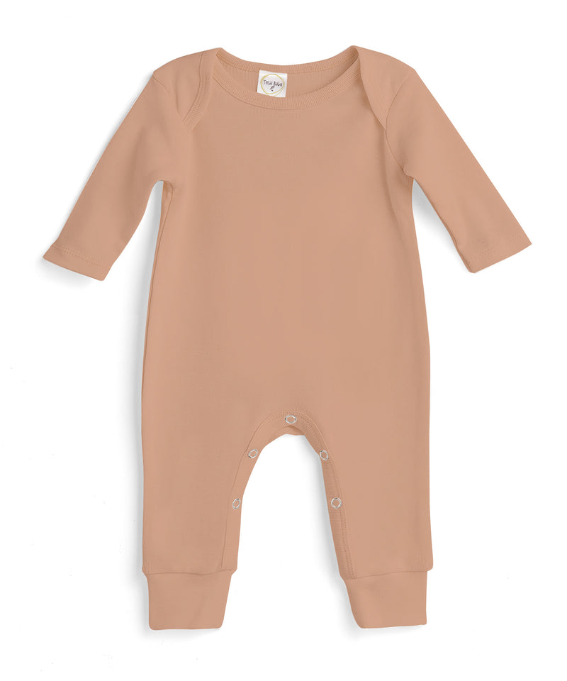 Clay Cotton Romper 3-6M