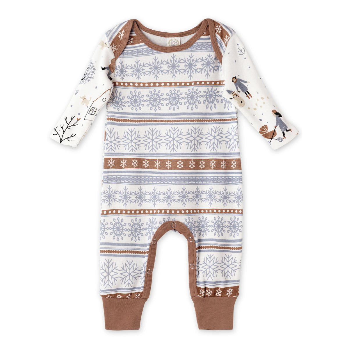 Fair Isle Cotton Romper
