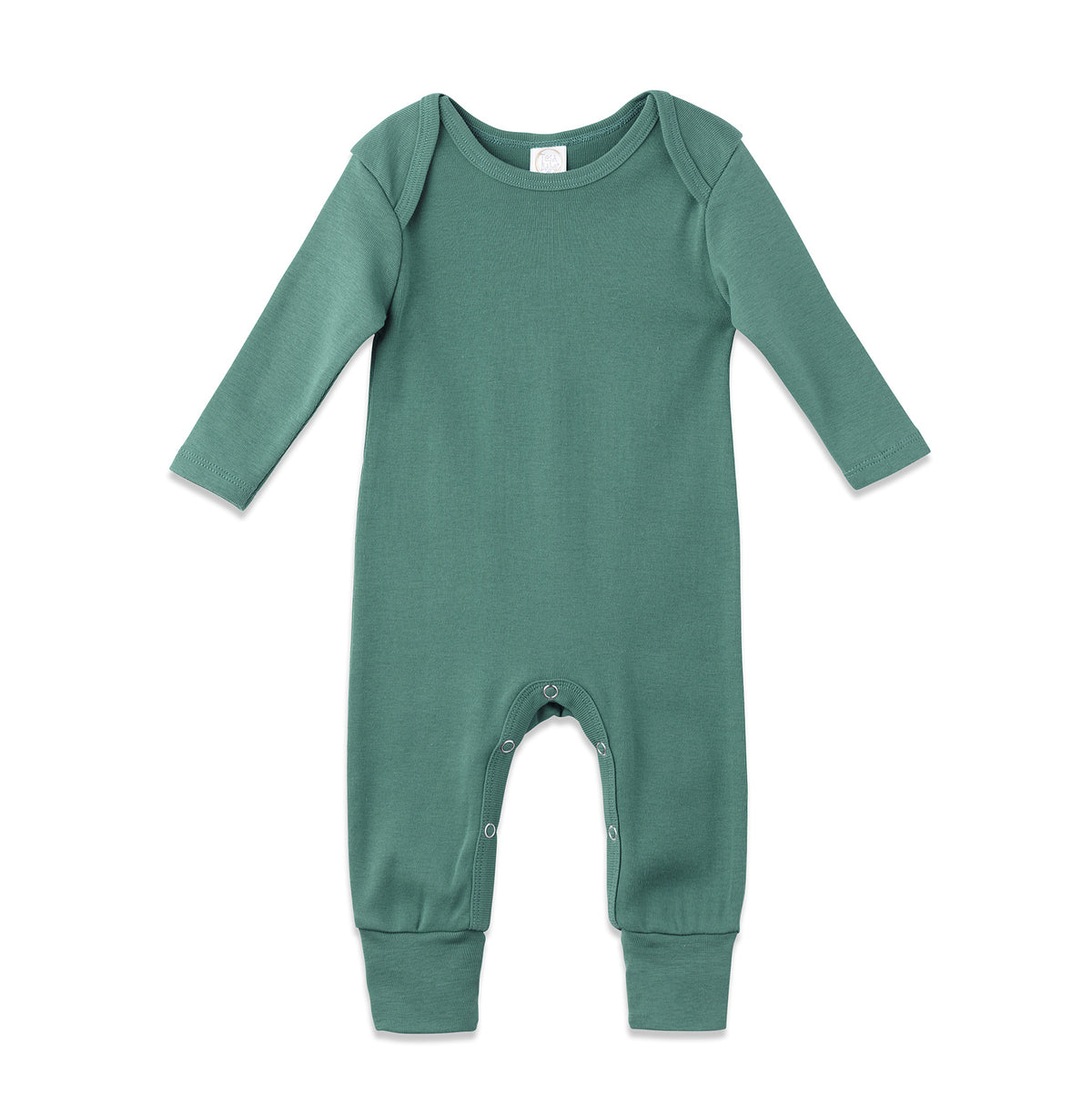Green Cotton Romper - Newborn