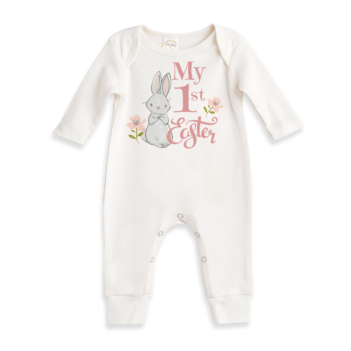 Baby Girl My 1st Easter Cotton Romper
