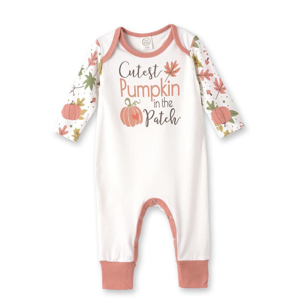 Baby's "Cutest Pumpkin in the Patch" Bamboo Halloween/Thanksgiving Romper
