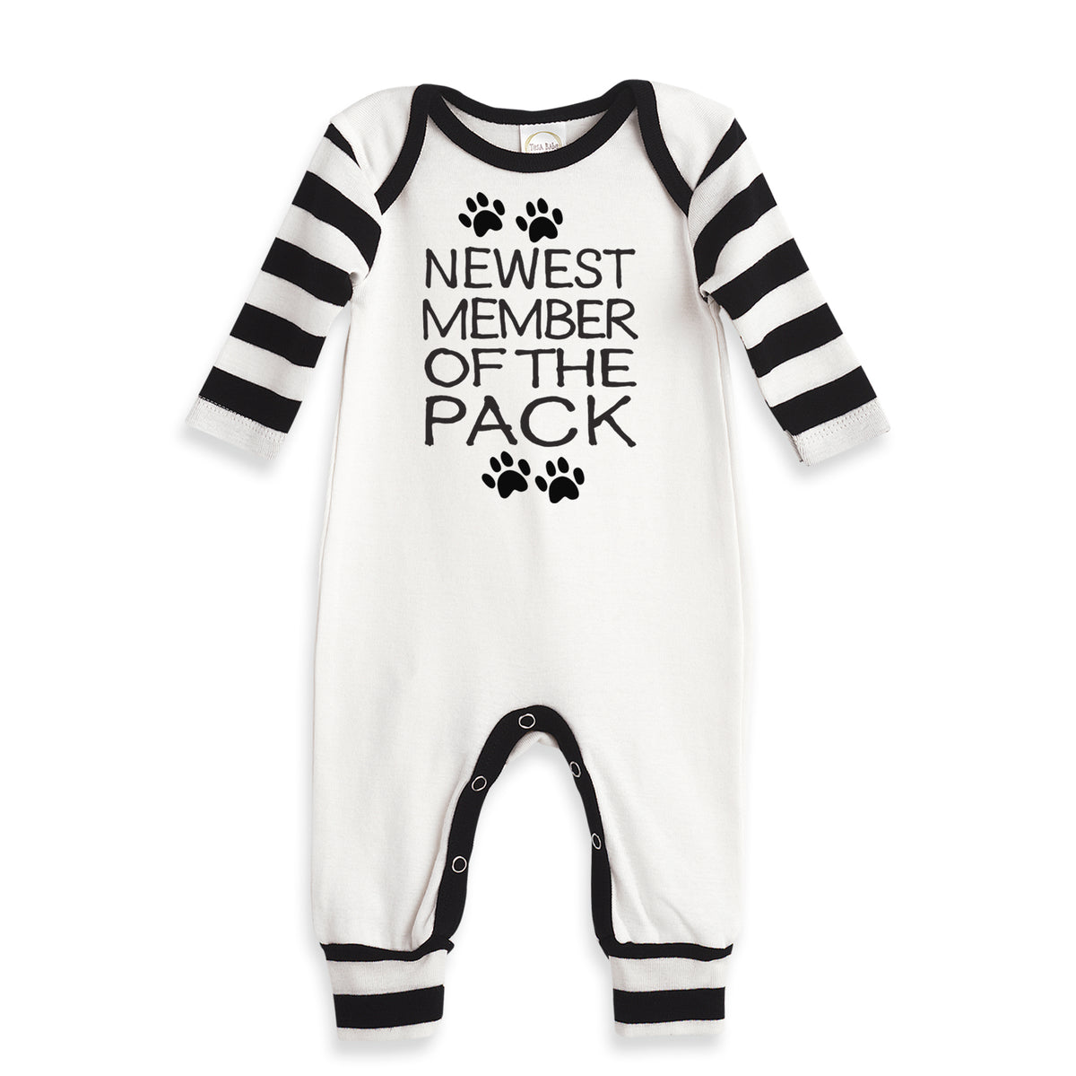 Newest Member Of The Pack Cotton Romper