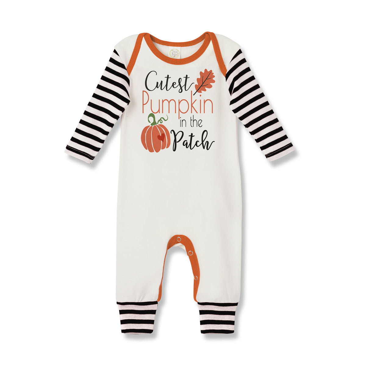 Cutest Pumpkin in the Patch Halloween Cotton Baby Romper