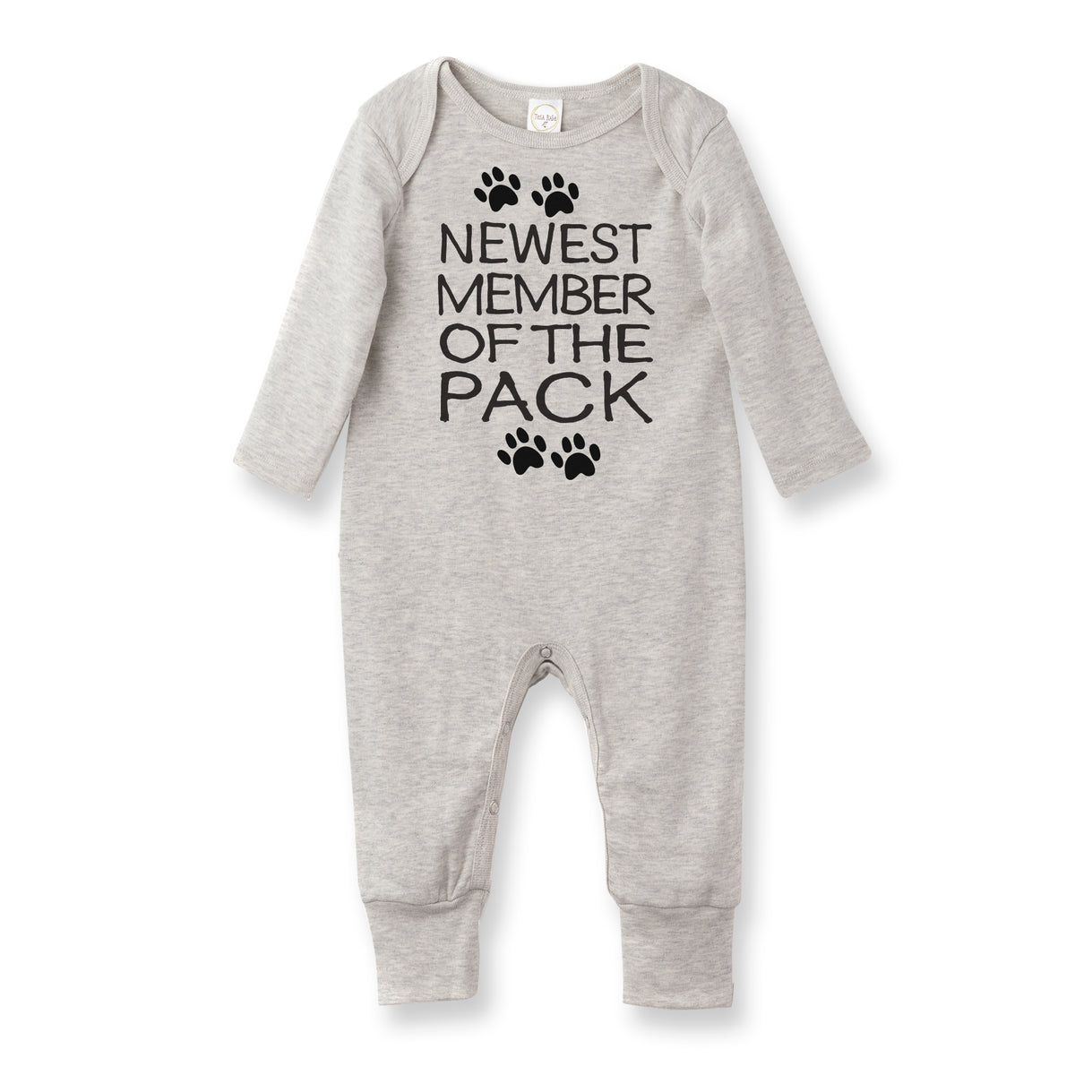 Newest Member Of The Pack Cotton Romper